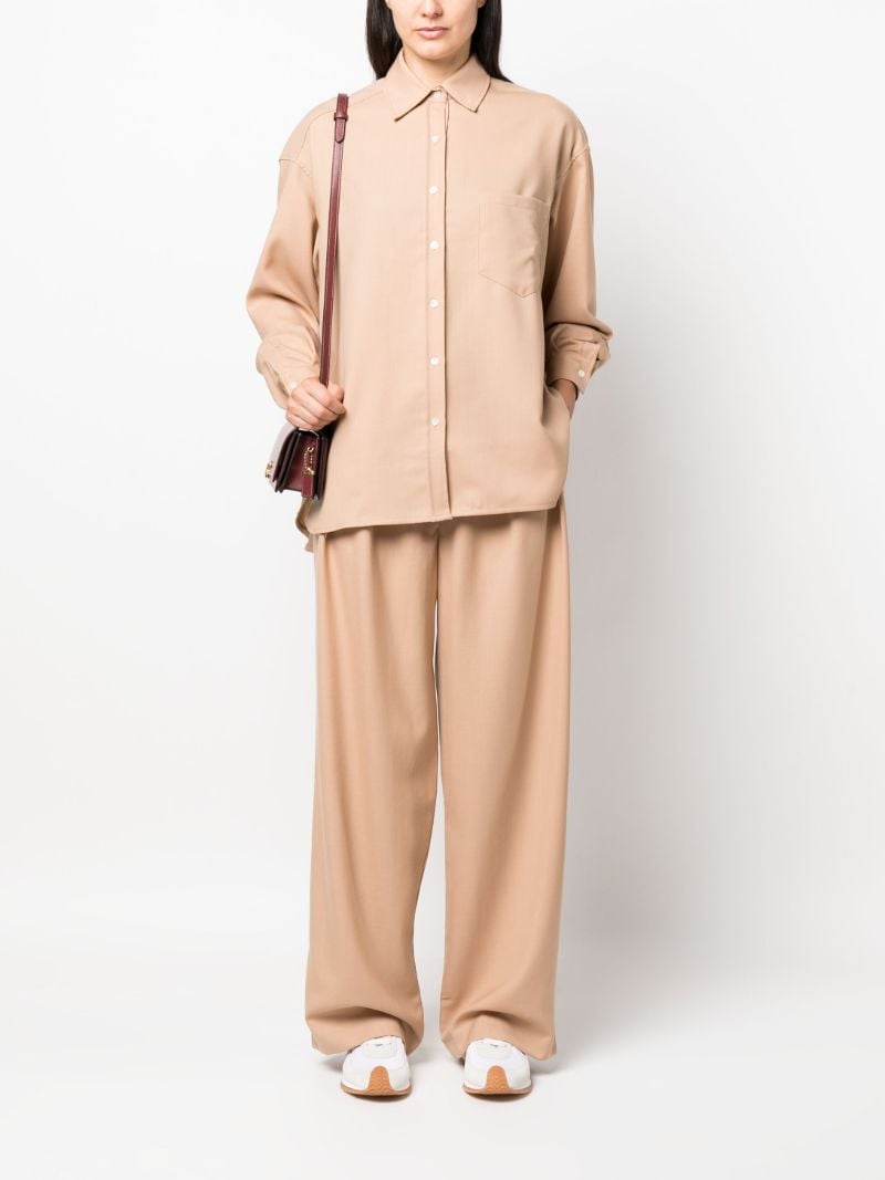 Neutral Wide-leg Trousers
