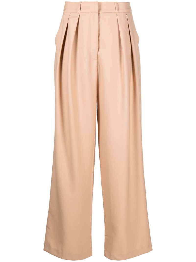 Neutral Wide-leg Trousers
