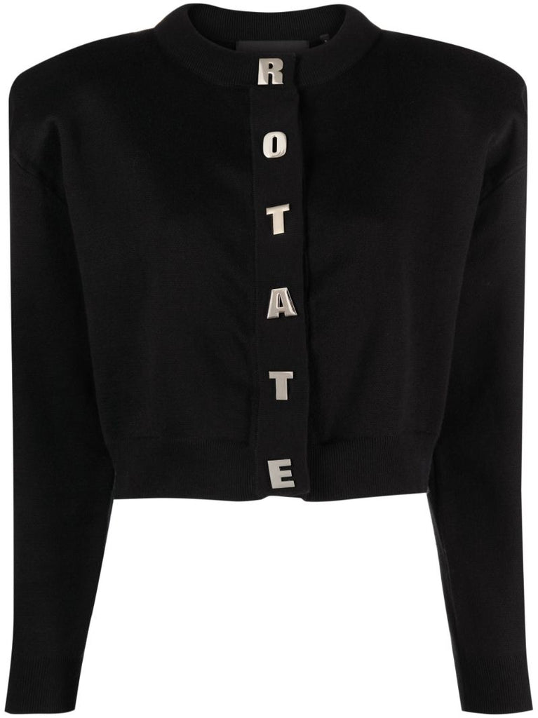 Black Firm Knit Cardigan