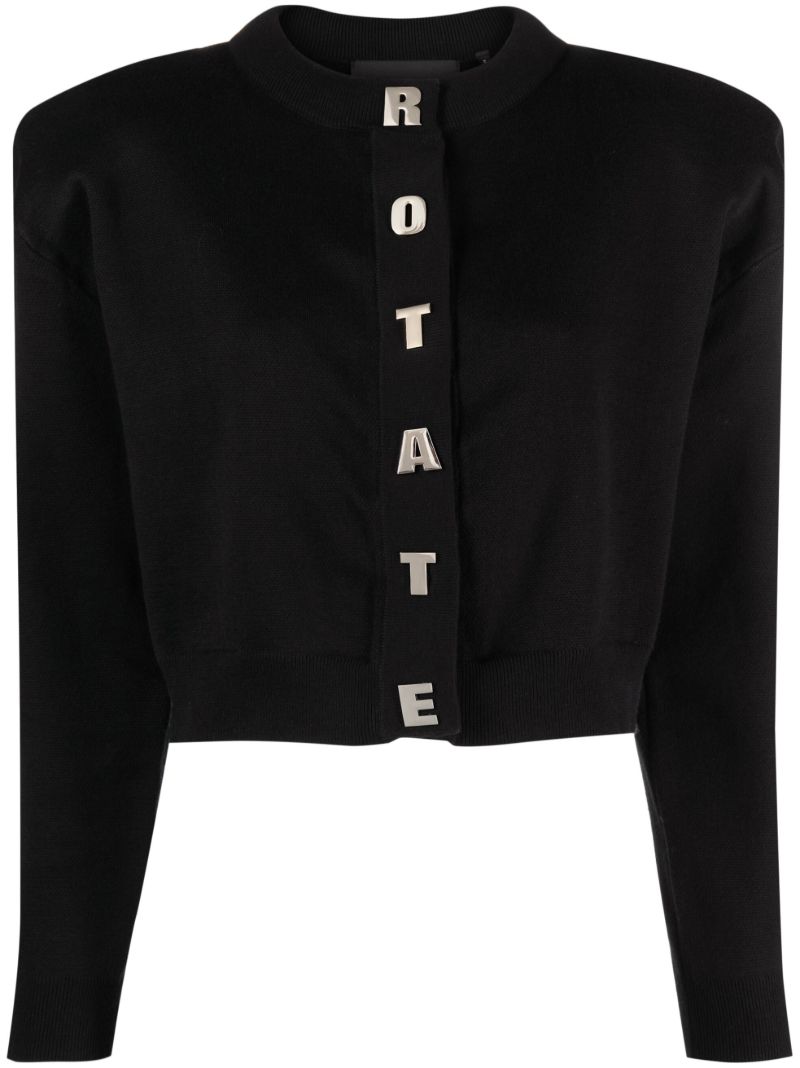 Black Firm Knit Cardigan