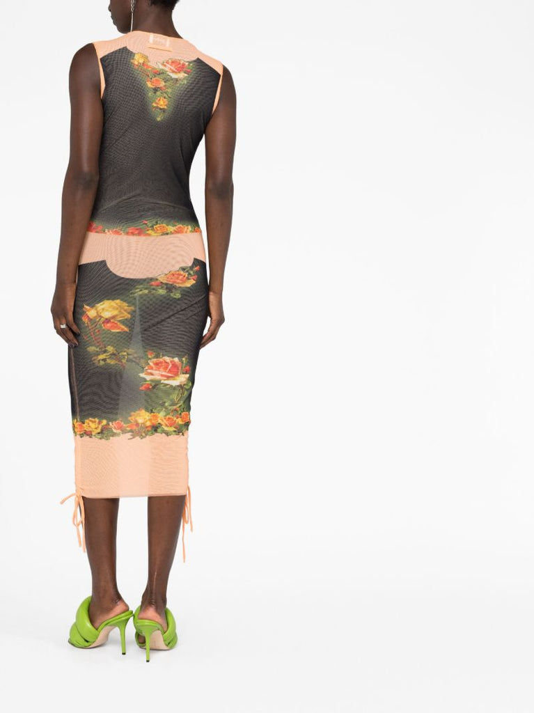 Black Fleurs Petit Grand Dress