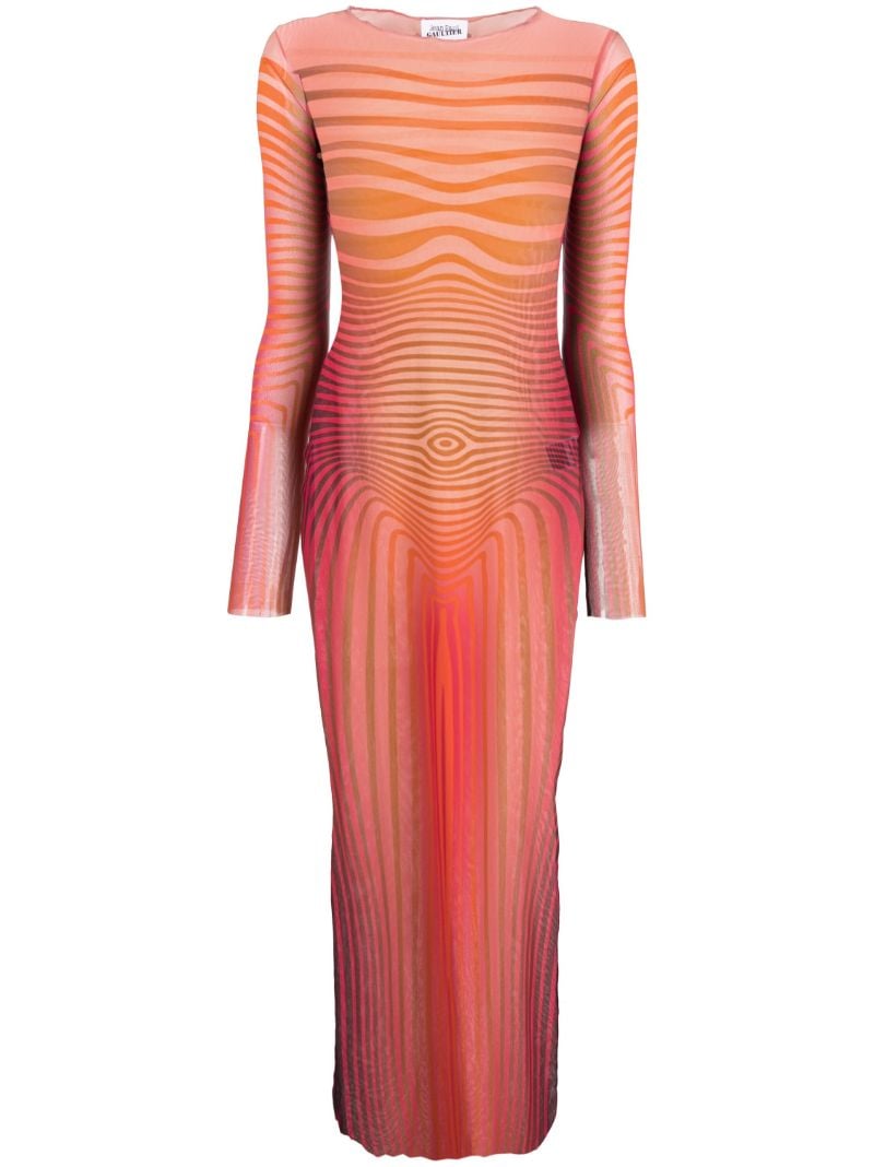 Red Body Morphing Maxi Dress