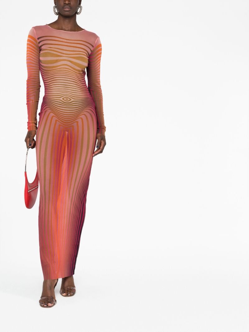 Red Body Morphing Maxi Dress