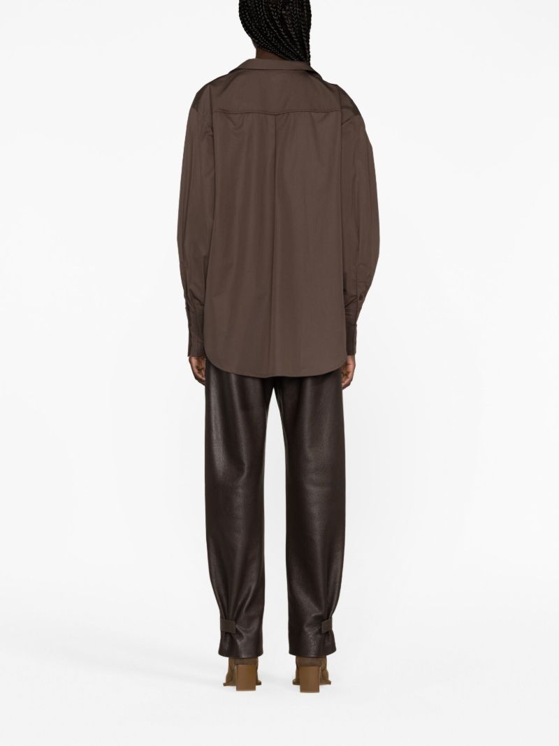 Brown Organic Cotton Pyjama Shirt