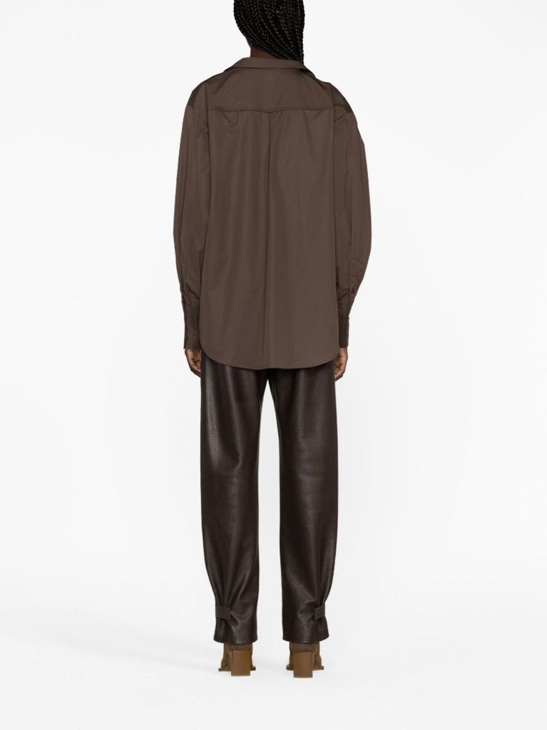 Brown Organic Cotton Pyjama Shirt