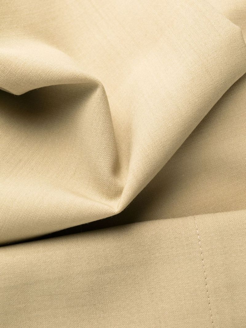 Beige Wide-leg Trousers