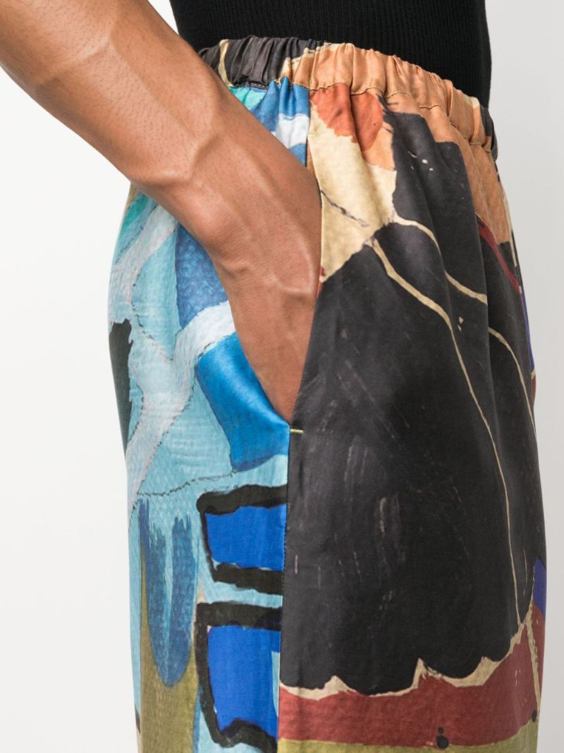 Blue Sociale Wide Leg Trousers