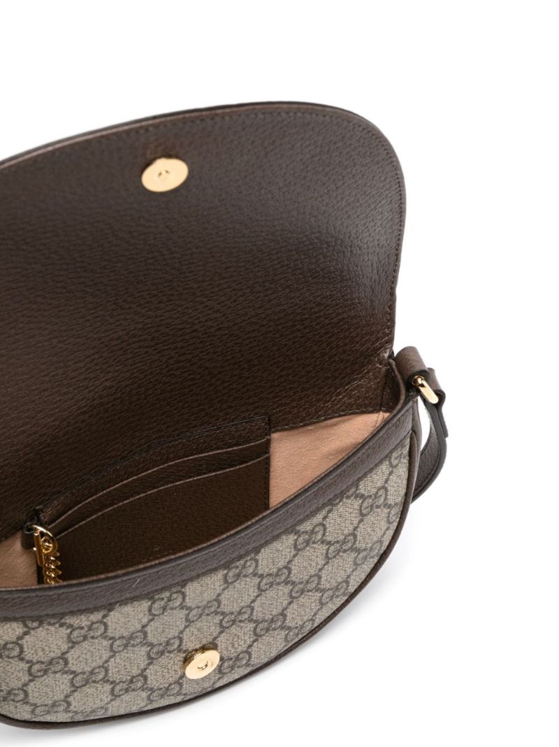 Neutral Ophidia Mini Gg Supreme Shoulder Bag