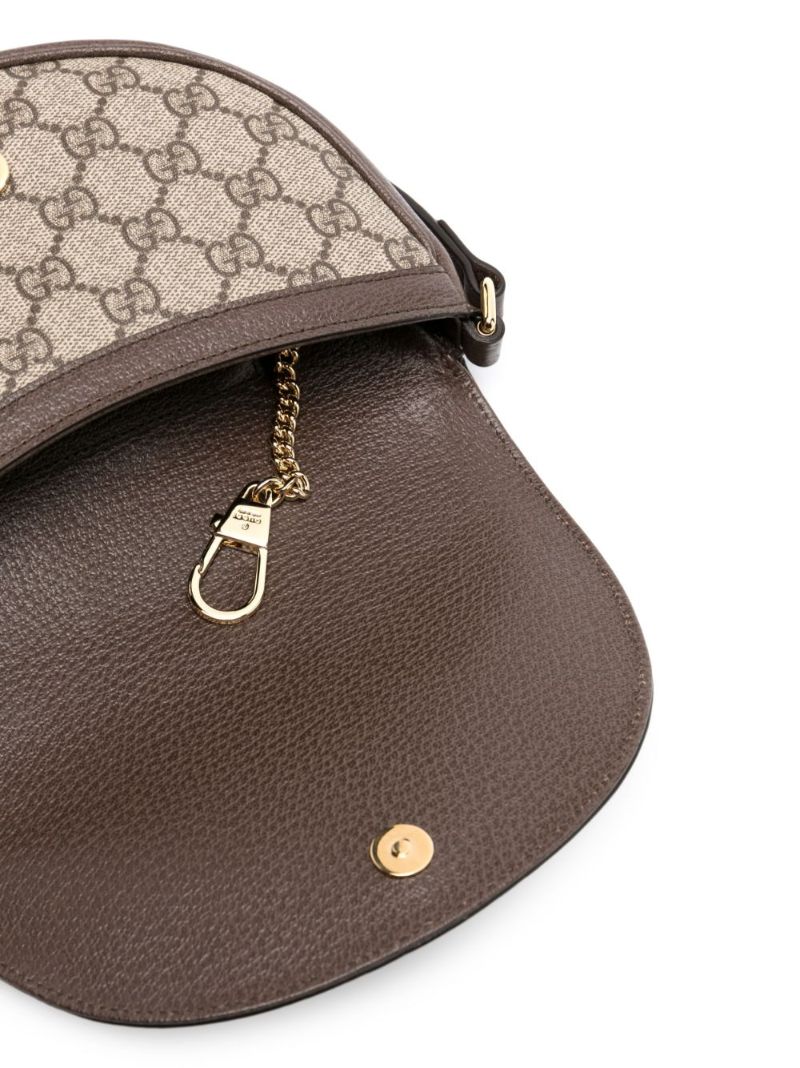 Neutral Ophidia Mini Gg Supreme Shoulder Bag