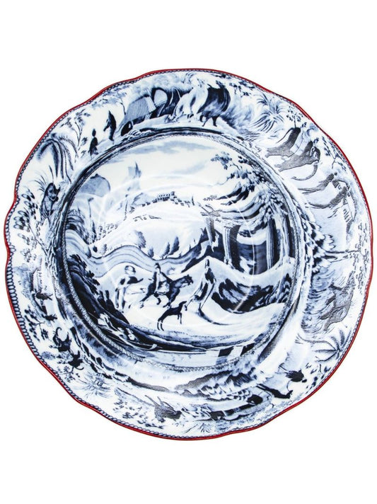 Xdiesel White Living Dinner Plate