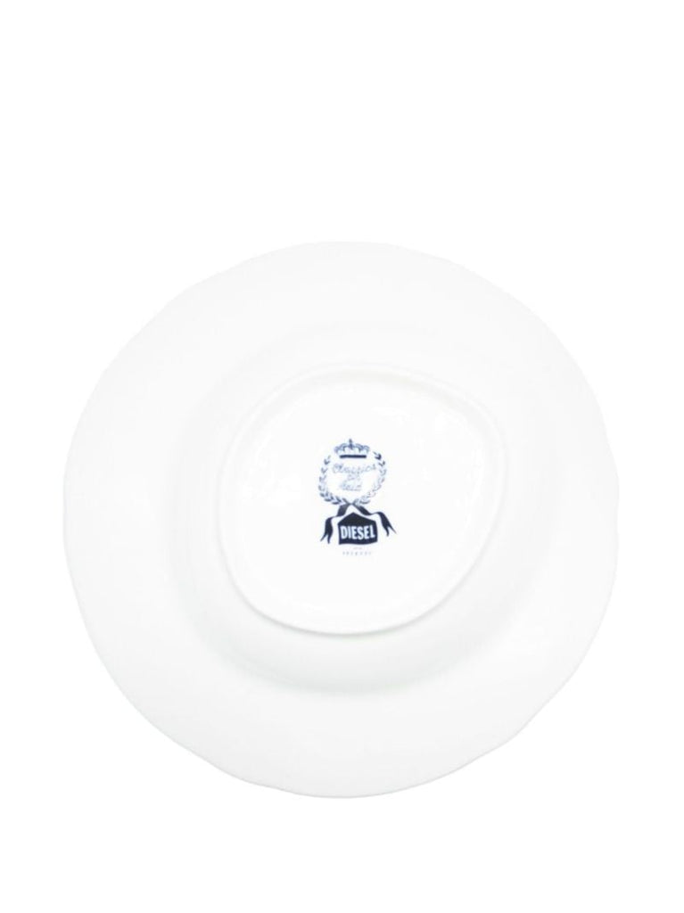Xdiesel White Living Dinner Plate