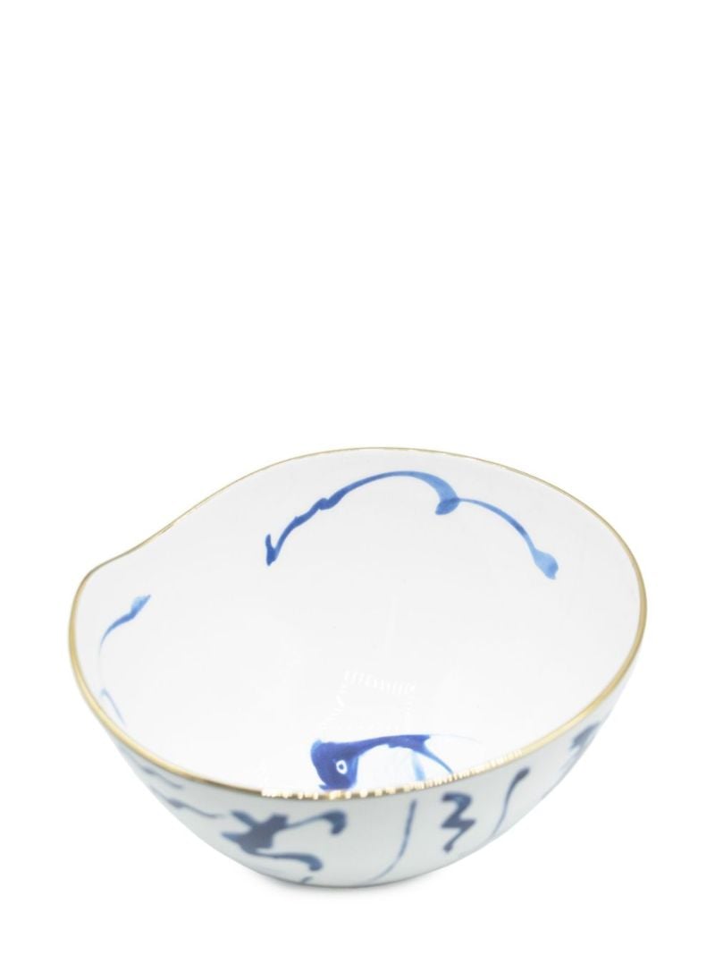 X Diesel White Koi Salad Bowl