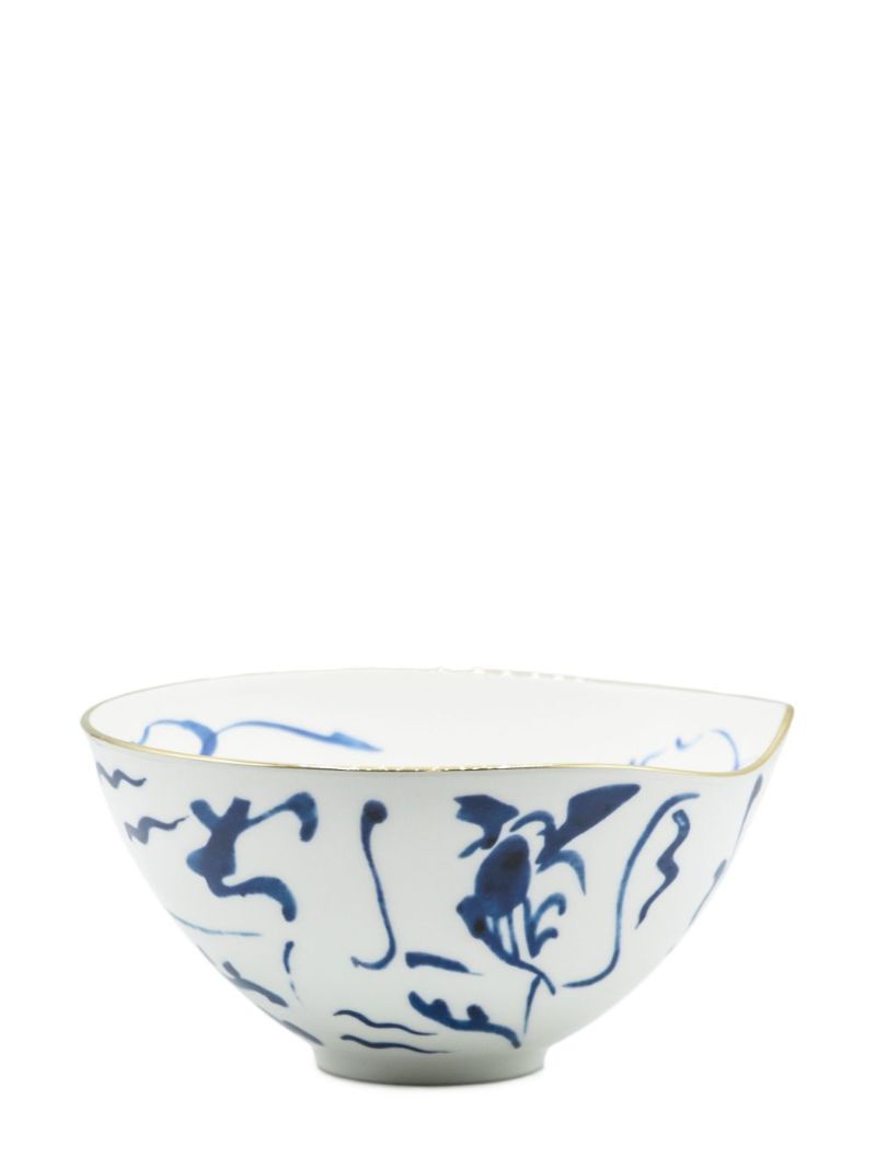 X Diesel White Koi Salad Bowl