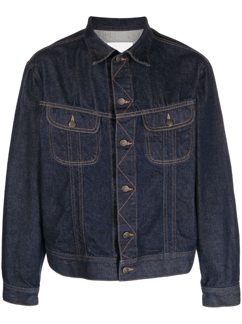 Blue Button Up Denim Jacket