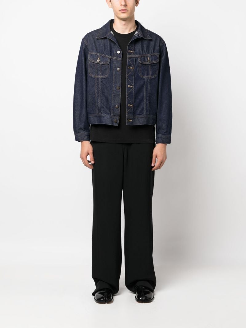 Blue Button Up Denim Jacket