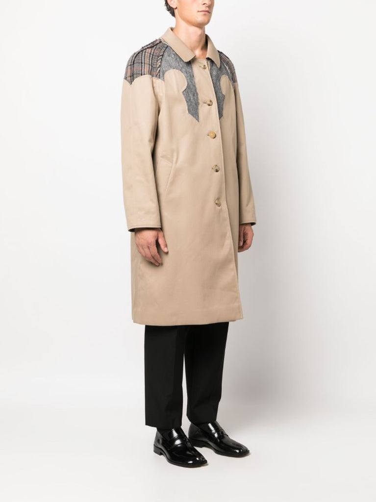 Neutral Reversible Single-breasted Coat