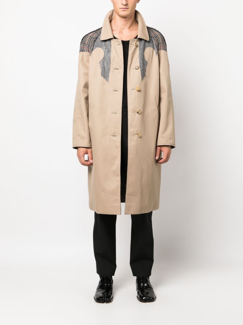 Neutral Reversible Single-breasted Coat