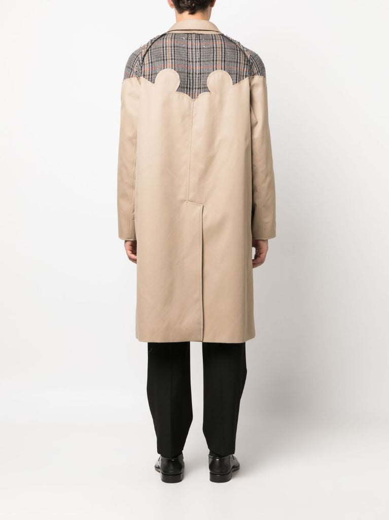 Neutral Reversible Single-breasted Coat