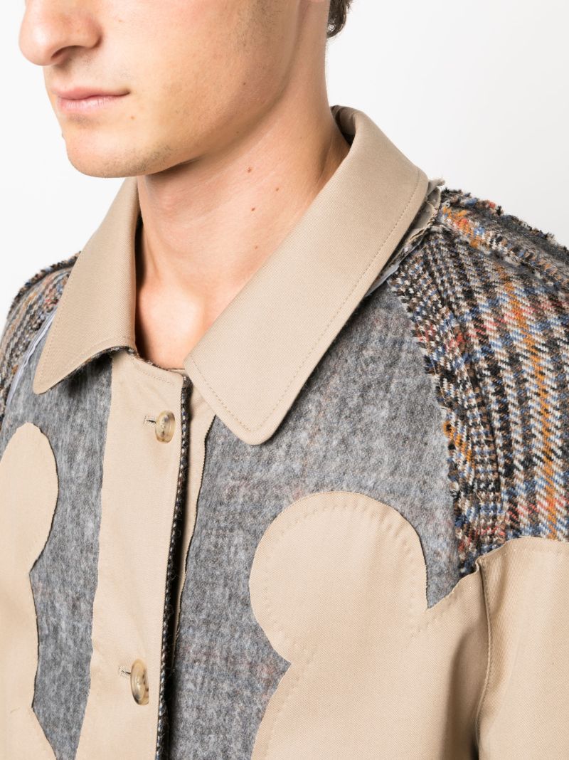 Neutral Reversible Single-breasted Coat