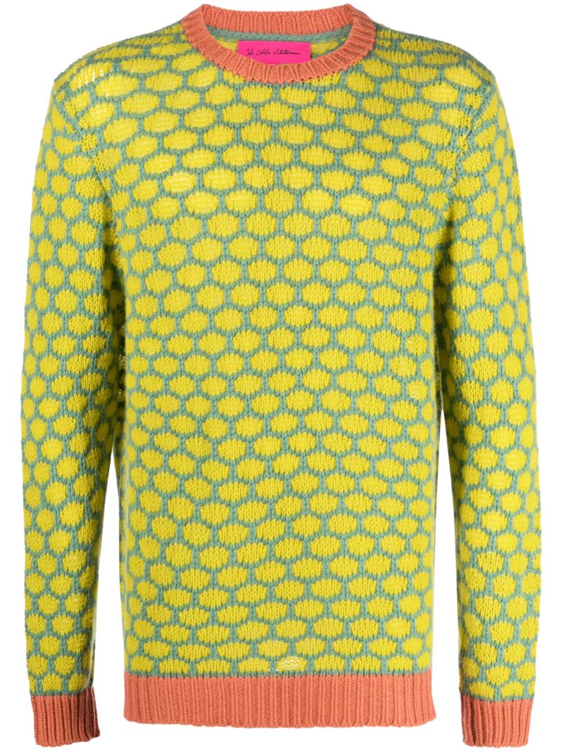 Yellow Brick Stitch Cashmere Sweater