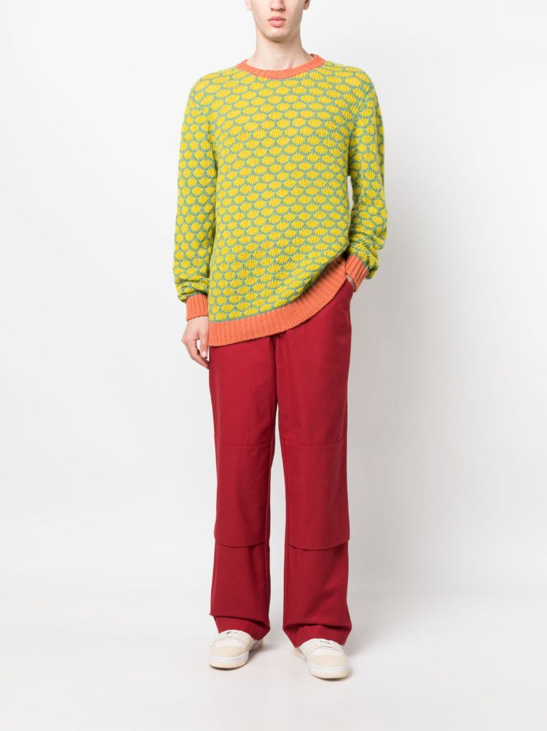 Yellow Brick Stitch Cashmere Sweater