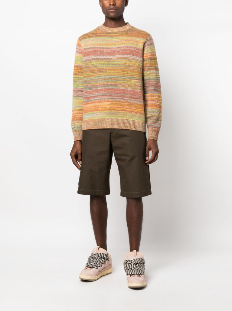 Multicolour Melange Cashmere Sweater