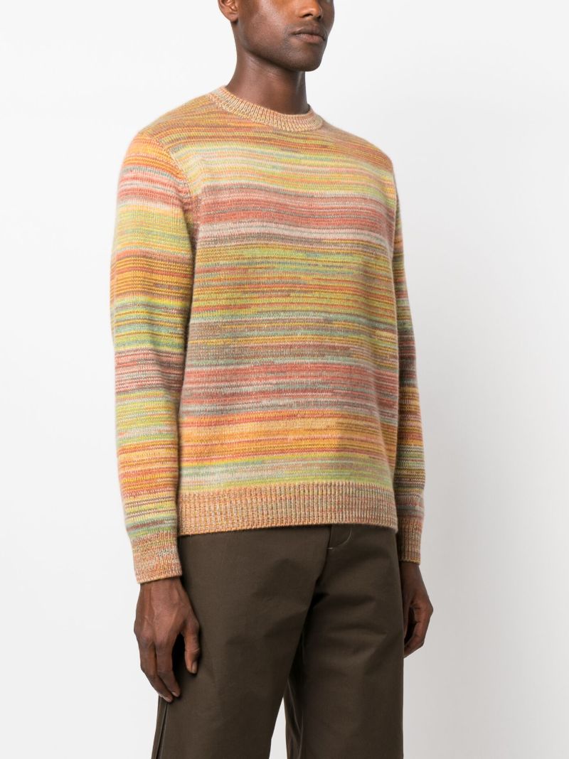 Multicolour Melange Cashmere Sweater