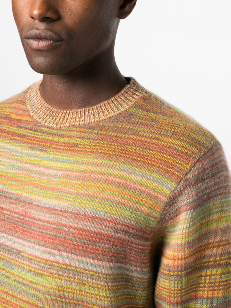 Multicolour Melange Cashmere Sweater