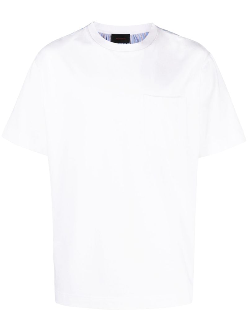 White Patch Pocket Cotton T-shirt