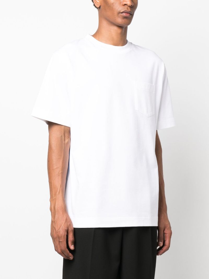 White Patch Pocket Cotton T-shirt