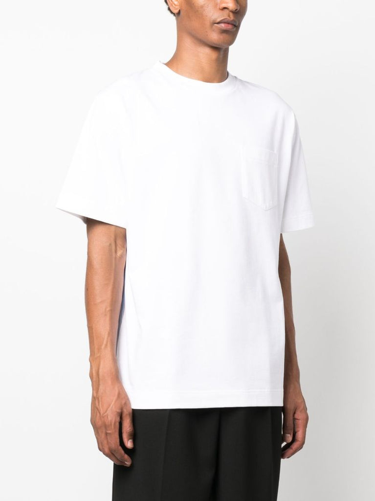 White Patch Pocket Cotton T-shirt