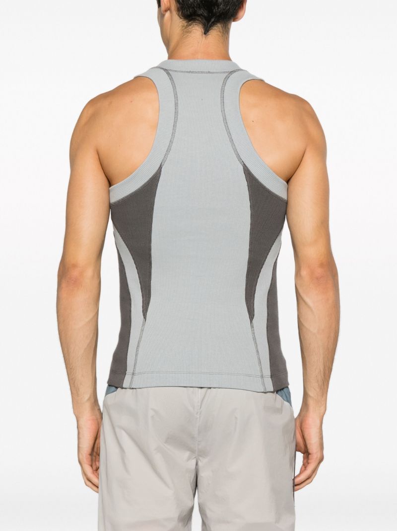 Grey Sleeveless Compression Top