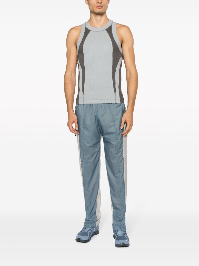 Grey Sleeveless Compression Top