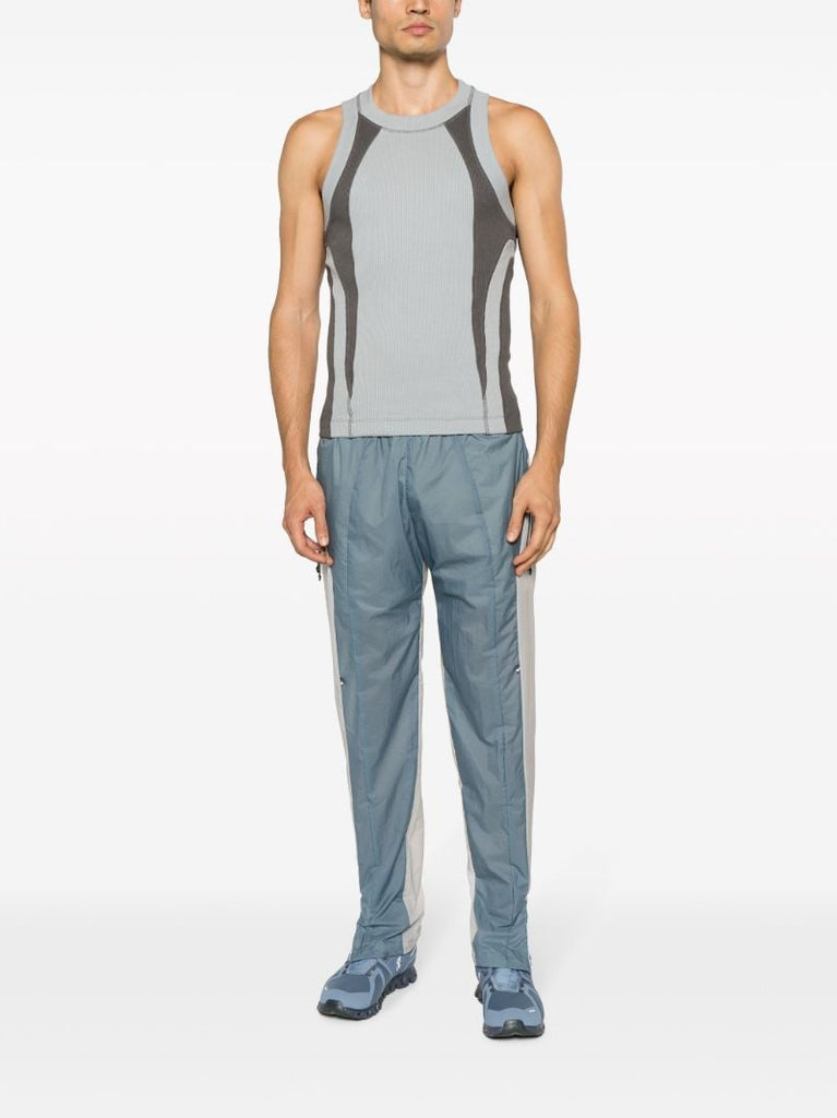 Grey Sleeveless Compression Top