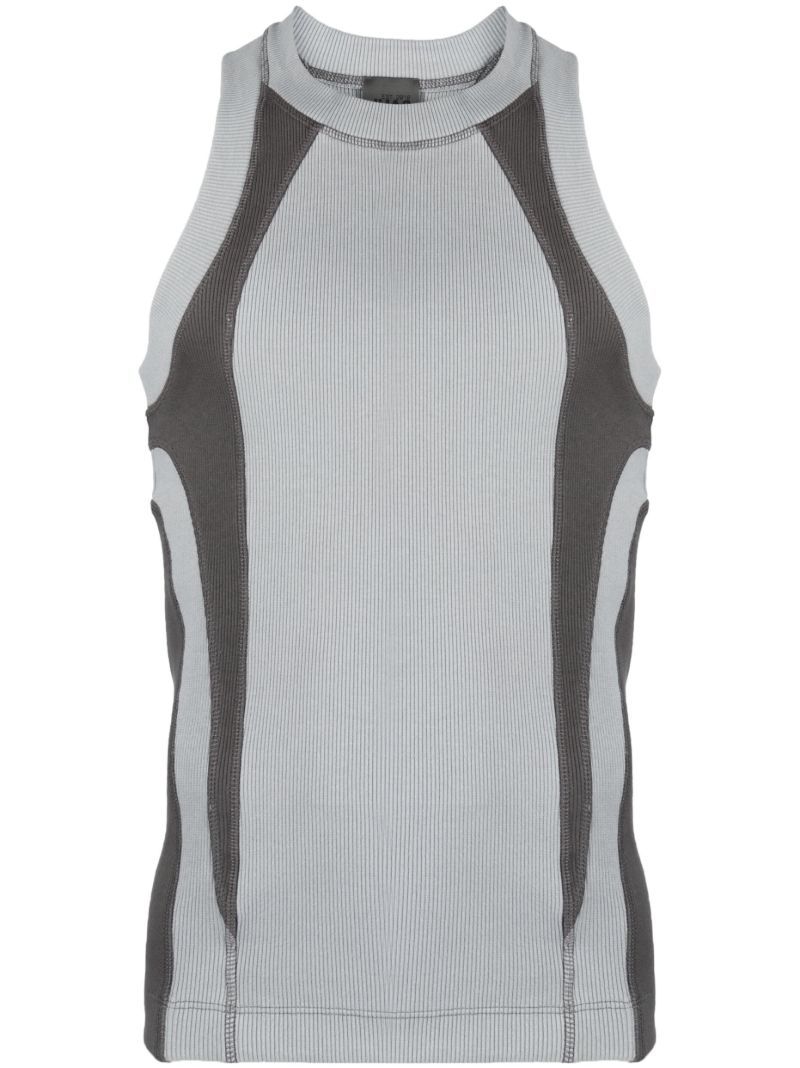 Grey Sleeveless Compression Top