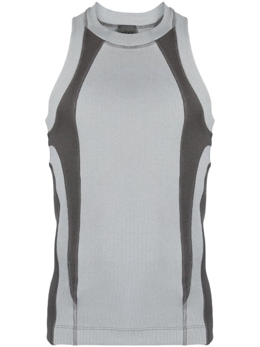 Grey Sleeveless Compression Top