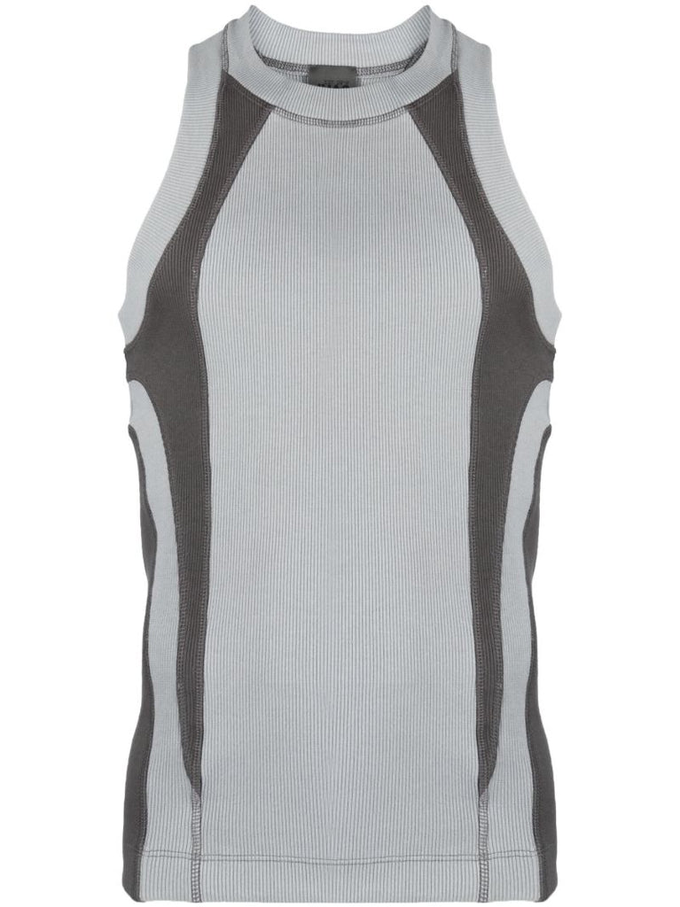 Grey Sleeveless Compression Top