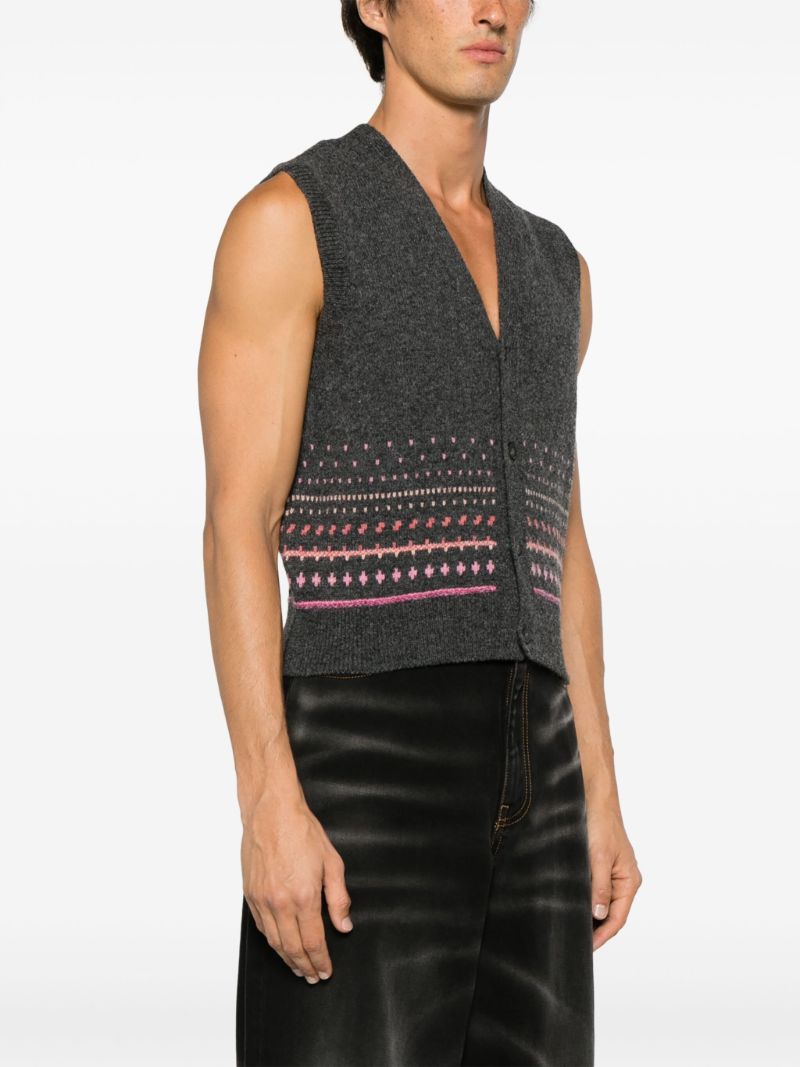 Grey Rugrats Wool Vest