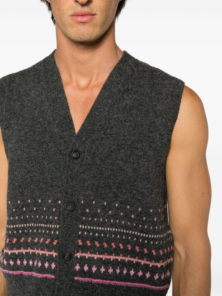 Grey Rugrats Wool Vest