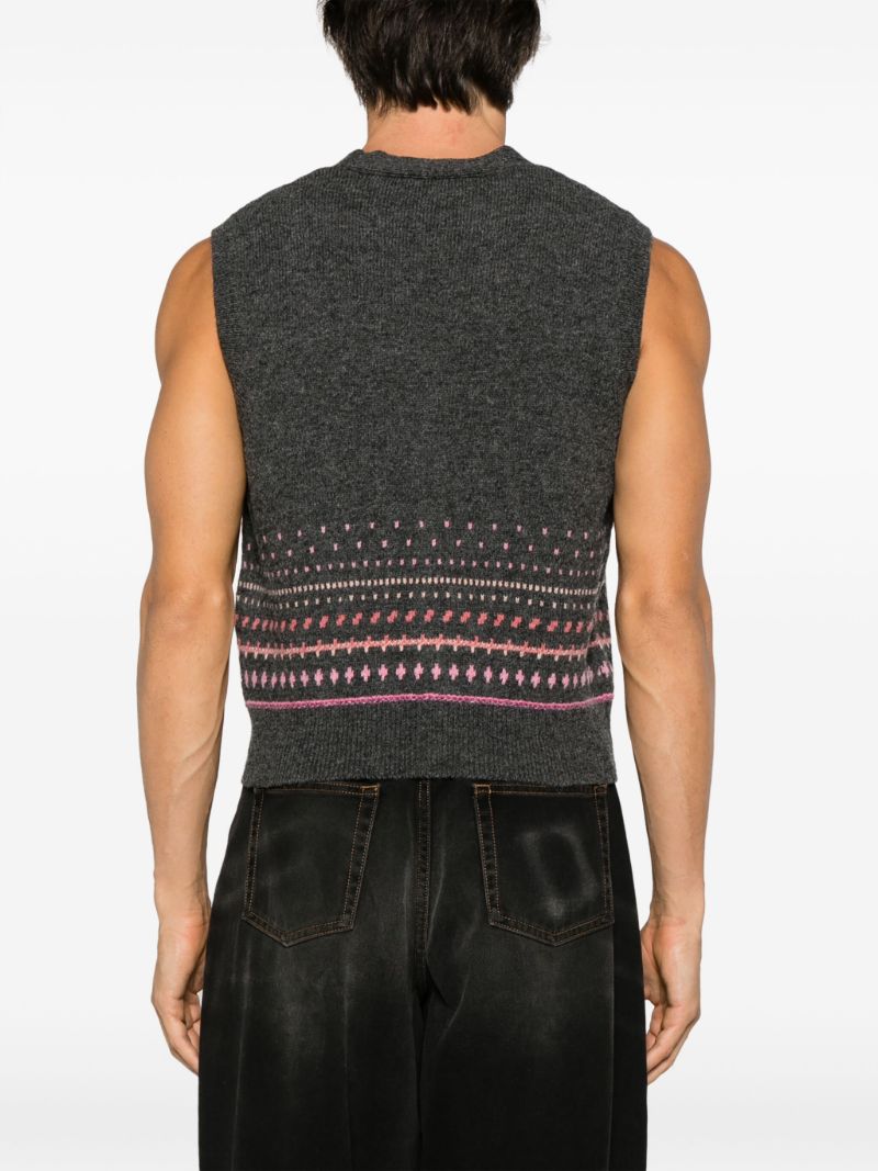 Grey Rugrats Wool Vest