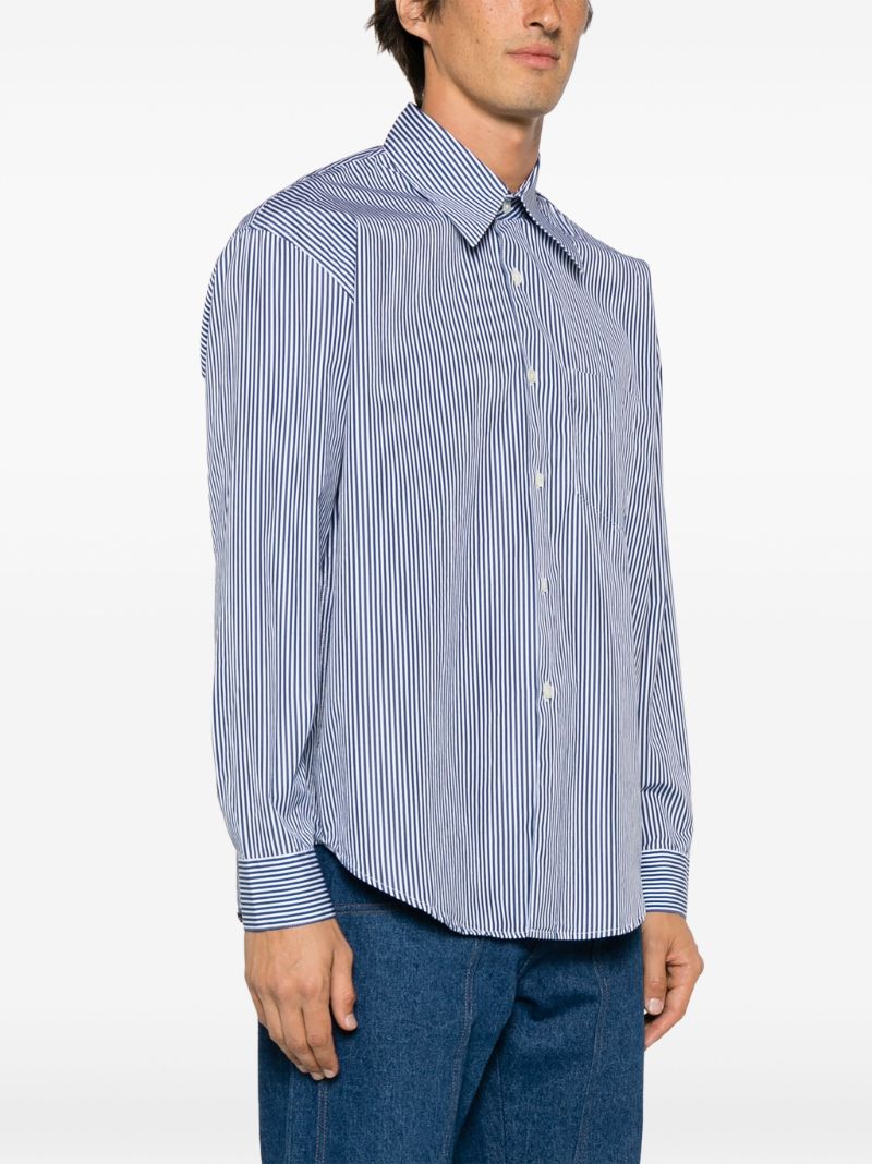 Blue Coco 70s Striped Cotton Shirt