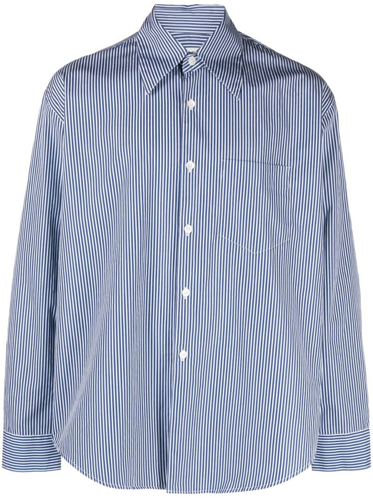 Blue Coco 70s Striped Cotton Shirt