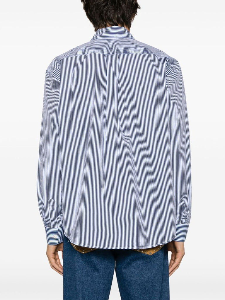 Blue Coco 70s Striped Cotton Shirt