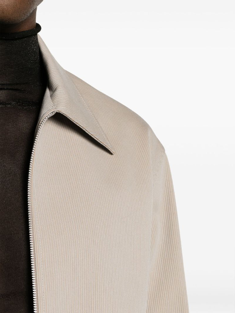 Neutral Mini Zip-up Jacket
