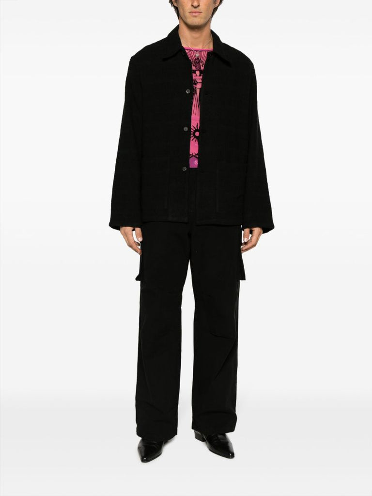 Black Haven Checked Shirt Jacket