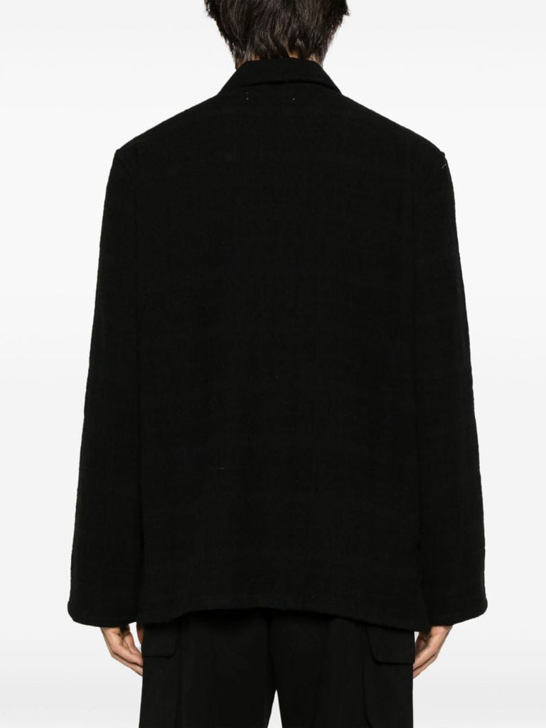 Black Haven Checked Shirt Jacket