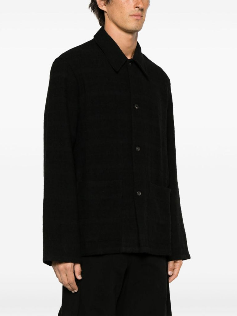 Black Haven Checked Shirt Jacket