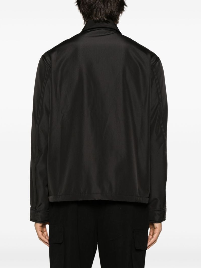 Black Evening Coach Press-stud Jacket