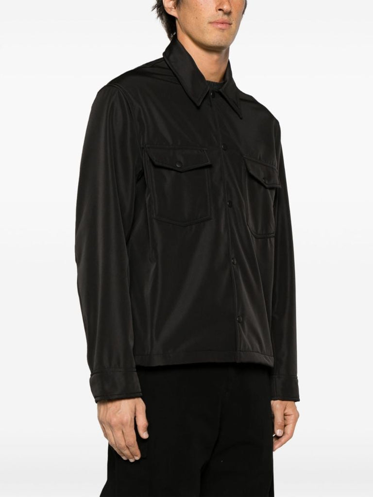 Black Evening Coach Press-stud Jacket