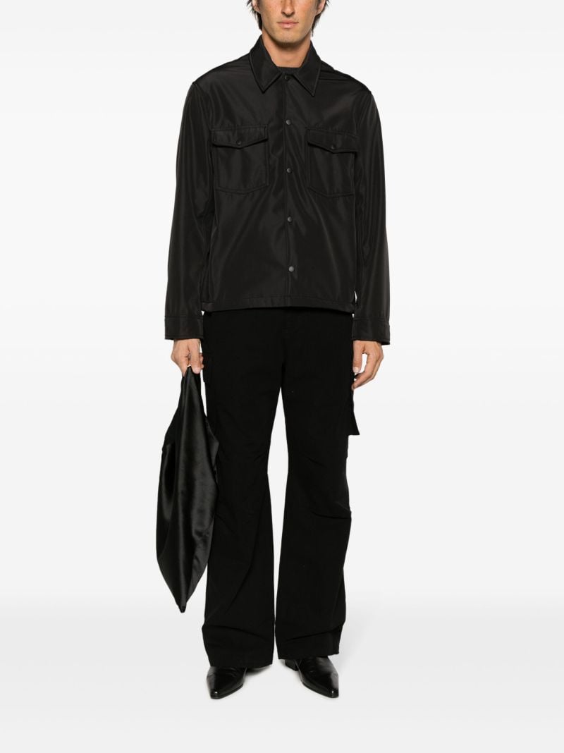Black Evening Coach Press-stud Jacket